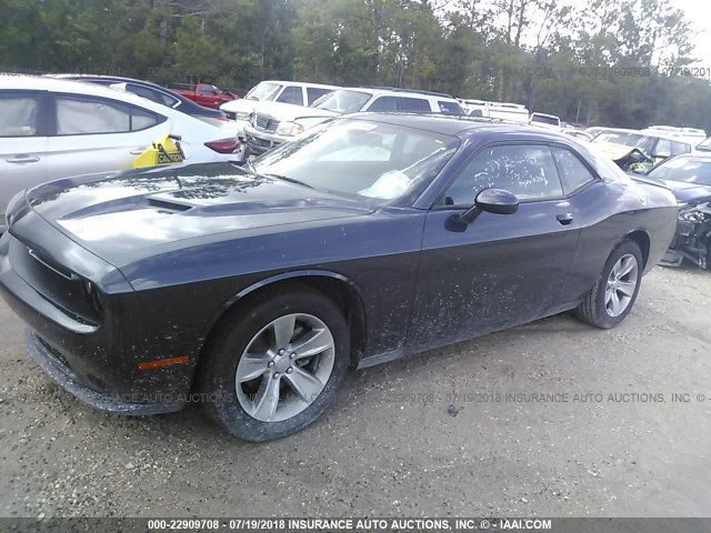 2C3CDZAG5JH235948 - 2018 DODGE CHALLENGER SXT BLACK photo 2