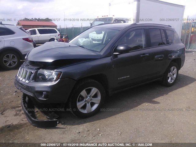 1C4NJDBB7GD773205 - 2016 JEEP COMPASS SPORT GRAY photo 2