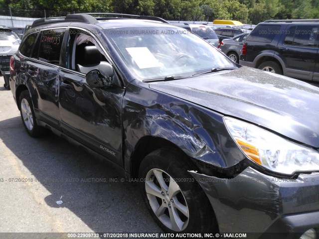 4S4BREKC6D2219893 - 2013 SUBARU OUTBACK 3.6R LIMITED BLACK photo 6