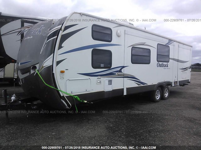 4YDT30127DB450126 - 2013 KEYSTONE OUTBACK WHITE photo 2