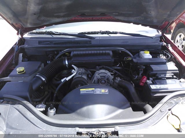 1J4GR48K16C216829 - 2006 JEEP GRAND CHEROKEE LAREDO/COLUMBIA/FREEDOM 红色 照片 10