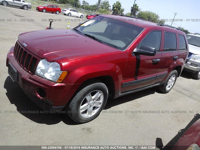 1J4GR48K16C216829 - 2006 JEEP GRAND CHEROKEE LAREDO/COLUMBIA/FREEDOM 红色 照片 2