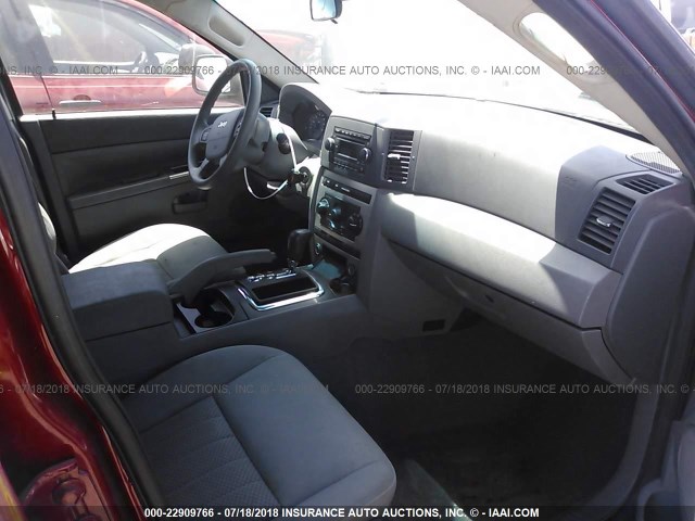 1J4GR48K16C216829 - 2006 JEEP GRAND CHEROKEE LAREDO/COLUMBIA/FREEDOM 红色 照片 5