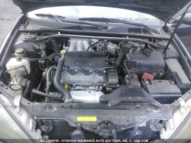 4T1BF32K02U002541 - 2002 TOYOTA CAMRY LE/XLE/SE შავი ფოტო 10