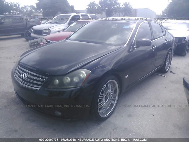 JNKBY01E96M200998 - 2006 INFINITI M45 SPORT BLACK photo 2