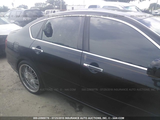 JNKBY01E96M200998 - 2006 INFINITI M45 SPORT BLACK photo 6