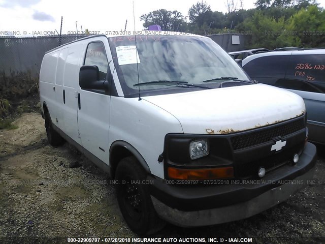 1GCHG396981101132 - 2008 CHEVROLET EXPRESS G3500  WHITE photo 1