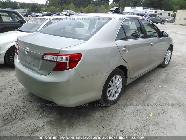 4T1BF1FK0EU806339 - 2014 TOYOTA CAMRY L/SE/LE/XLE 米色 照片 4
