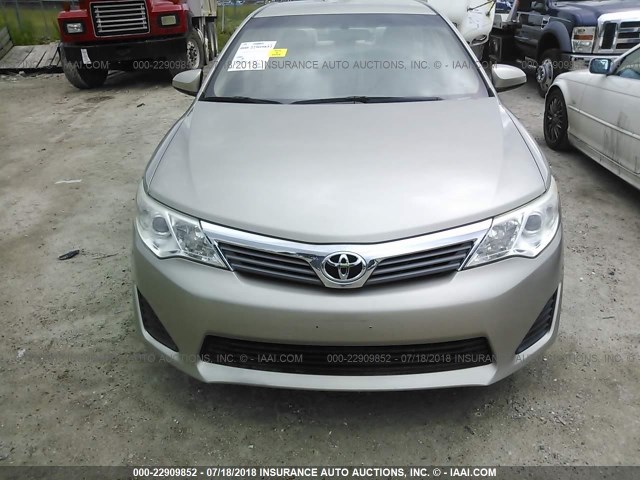 4T1BF1FK0EU806339 - 2014 TOYOTA CAMRY L/SE/LE/XLE 米色 照片 6
