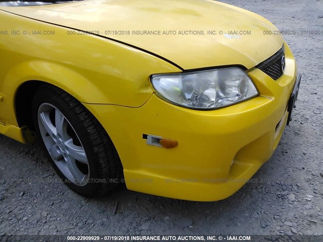 JM1BJ245431144446 - 2003 MAZDA PROTEGE PR5 YELLOW photo 6