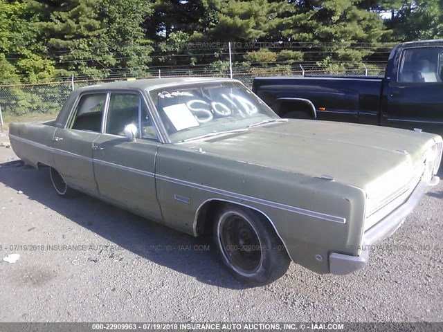 PM41F8D270167 - 1968 PLYMOUTH FURY GREEN photo 1