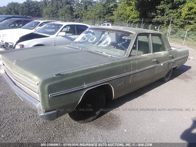 PM41F8D270167 - 1968 PLYMOUTH FURY GREEN photo 2