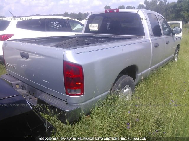 3D7HA18N32G208917 - 2002 DODGE RAM 1500 SILVER photo 4