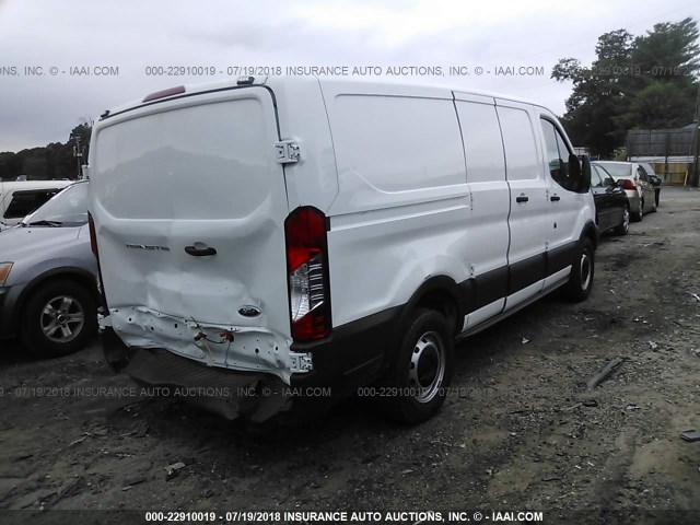 1FTYE1ZM0HKB33342 - 2017 FORD TRANSIT T-150 WHITE photo 4