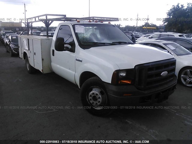 1FDWF36P67EB24684 - 2007 FORD F350 SUPER DUTY WHITE photo 1