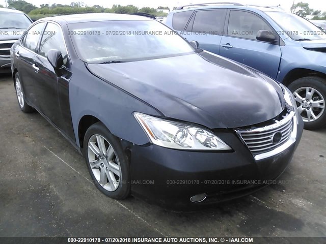 JTHBJ46G982191157 - 2008 LEXUS ES 350 BLACK photo 6