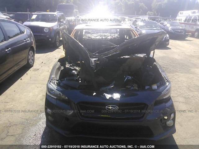 JF1VA1J60H8809898 - 2017 SUBARU WRX LIMITED GRAY photo 6