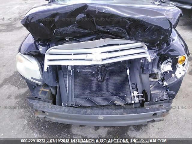 3GNCA13B19S643239 - 2009 CHEVROLET HHR LS BLACK photo 6