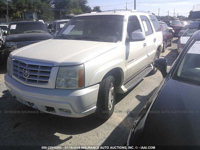 1GYEK63N92R163930 - 2002 CADILLAC ESCALADE LUXURY თეთრი ფოტო 2