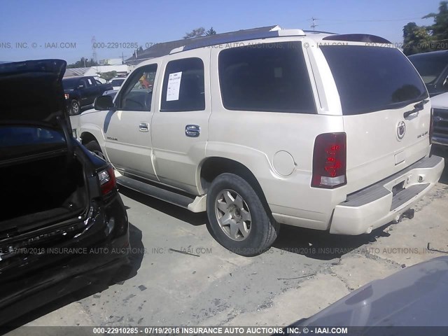 1GYEK63N92R163930 - 2002 CADILLAC ESCALADE LUXURY თეთრი ფოტო 3