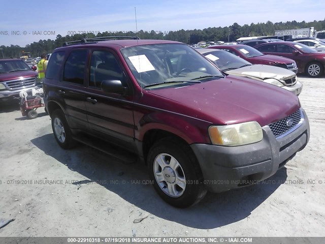 1FMYU03143KE13927 - 2003 FORD ESCAPE XLT BURGUNDY photo 1