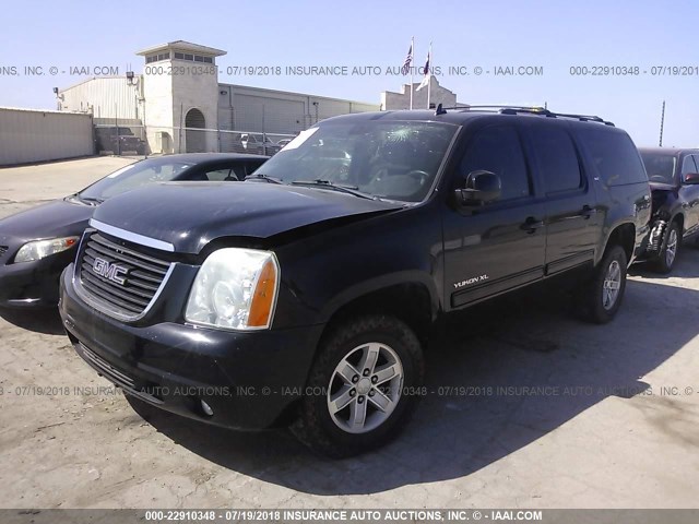 1GKS2KE37BR118101 - 2011 GMC YUKON XL K1500 SLT BLACK photo 2