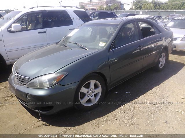 JTDBE32K620111035 - 2002 TOYOTA CAMRY LE/XLE/SE ლურჯი ფოტო 2