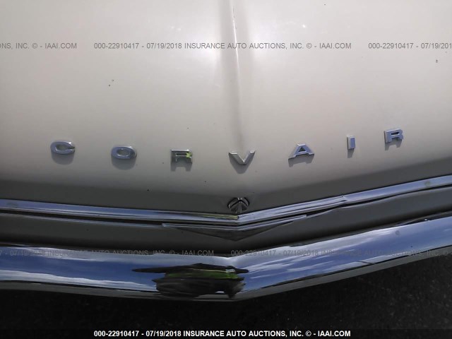 40927W183280 - 1964 CHEVROLET CORVAIRE  CREAM photo 6