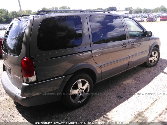 1GMDV33LX5D296862 - 2005 PONTIAC MONTANA SV6 Champagne photo 4