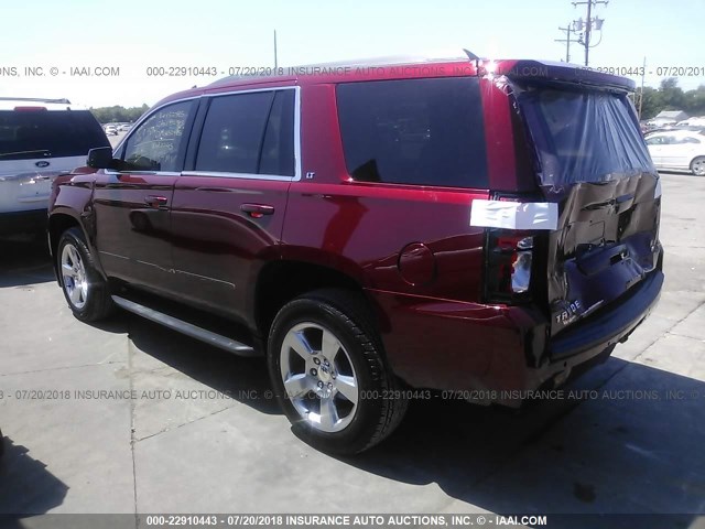 1GNSCBKC0JR269459 - 2018 CHEVROLET TAHOE C1500 LT RED photo 3