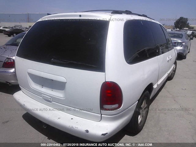 1B4GP54L5YB560959 - 2000 DODGE GRAND CARAVAN LE WHITE photo 4