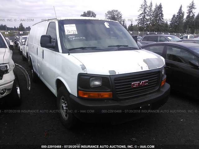 1GTGG25V071163603 - 2007 GMC SAVANA G2500 WHITE photo 1