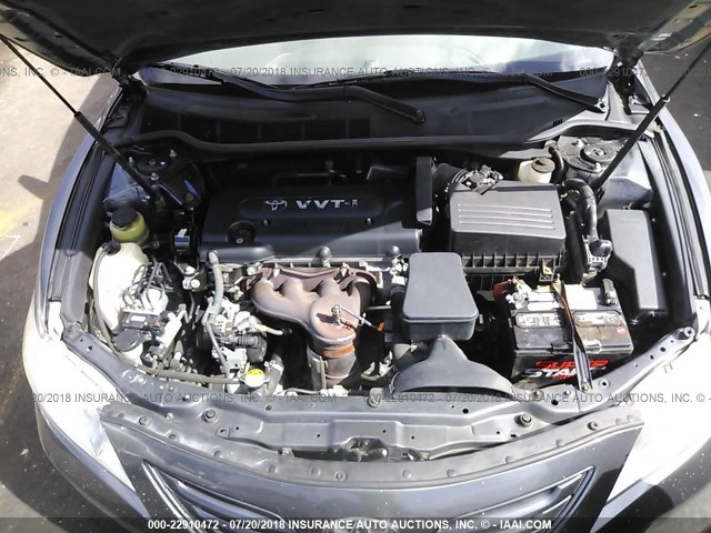 4T1BE46K17U175317 - 2007 TOYOTA CAMRY NEW GENERAT CE/LE/XLE/SE BLACK photo 10