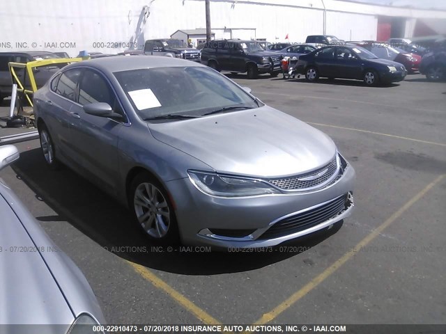 1C3CCCAB8FN630872 - 2015 CHRYSLER 200 LIMITED SILVER photo 1