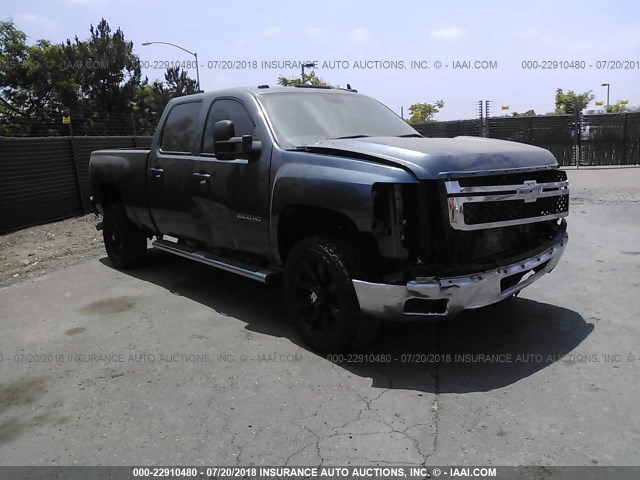 1GC1KYE84DF135383 - 2013 CHEVROLET SILVERADO K2500 HEAVY DUTY LTZ GREEN photo 1