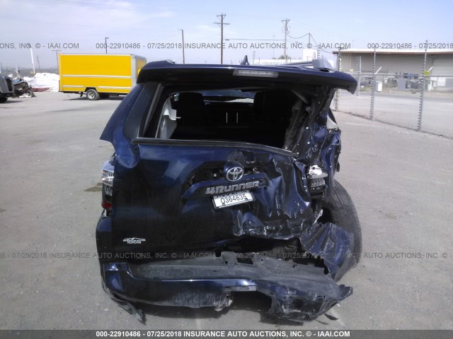 JTEBU5JR3H5413158 - 2017 TOYOTA 4RUNNER SR5 PREM/LTDL/TRAIL/TRD 蓝色 照片 6
