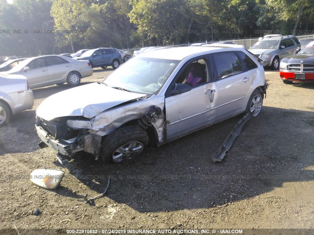 1G1ZT64895F106154 - 2005 CHEVROLET MALIBU MAXX LS 银色 照片 2