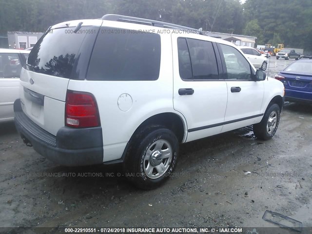 1FMZU72K84UC00623 - 2004 FORD EXPLORER XLS/XLS SPORT WHITE photo 4