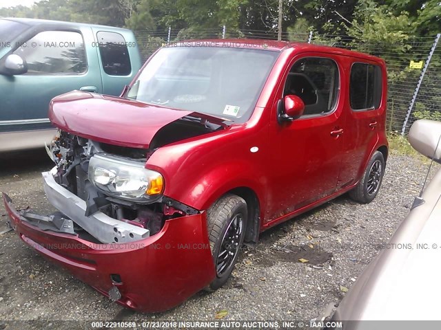 JN8AZ28R39T116043 - 2009 NISSAN CUBE S/SL RED photo 2