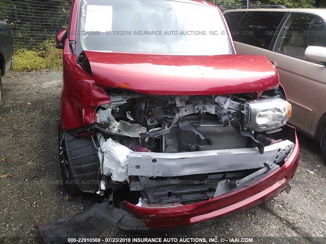 JN8AZ28R39T116043 - 2009 NISSAN CUBE S/SL RED photo 6