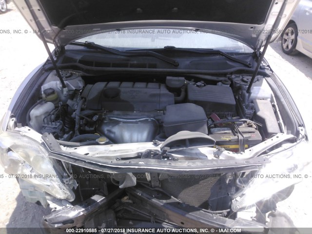 4T4BF3EKXBR161732 - 2011 TOYOTA CAMRY SE/LE/XLE SILVER photo 10