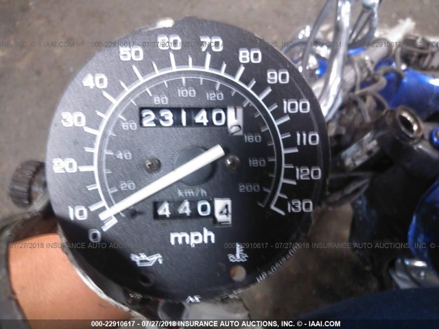 1HFSC18096A001702 - 2006 HONDA VT1100 C BLUE photo 7