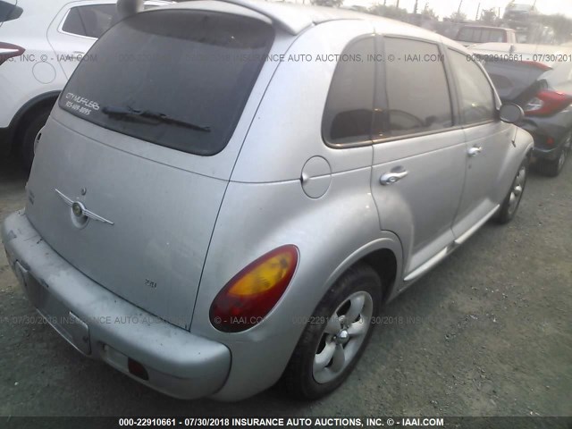 3C4FY48B22T279506 - 2002 CHRYSLER PT CRUISER CLASSIC SILVER photo 4