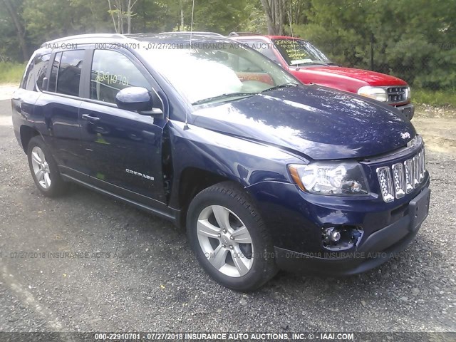 1C4NJDEB9FD396418 - 2015 JEEP COMPASS LATITUDE ლურჯი ფოტო 1