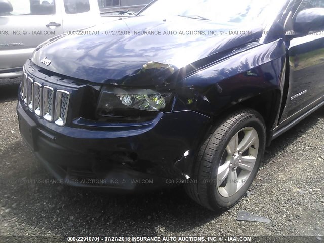 1C4NJDEB9FD396418 - 2015 JEEP COMPASS LATITUDE ლურჯი ფოტო 6