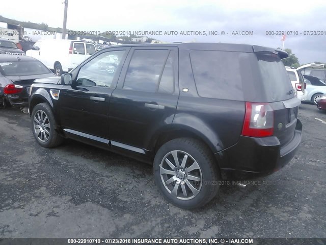 SALFT24N28H069328 - 2008 LAND ROVER LR2 HSE TECHNOLOGY BLACK photo 3