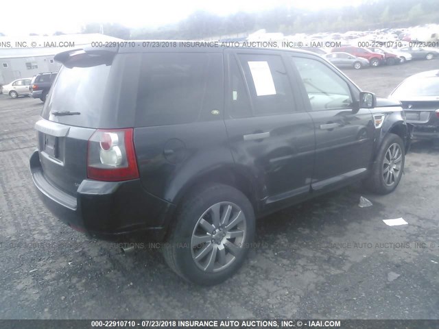 SALFT24N28H069328 - 2008 LAND ROVER LR2 HSE TECHNOLOGY BLACK photo 4