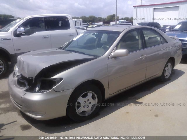 4T1BF32K93U043459 - 2003 TOYOTA CAMRY LE/XLE/SE Qızıl foto 2