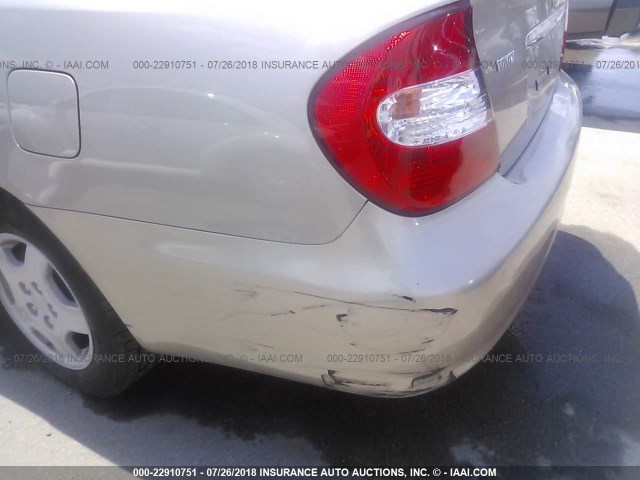 4T1BF32K93U043459 - 2003 TOYOTA CAMRY LE/XLE/SE Qızıl foto 6