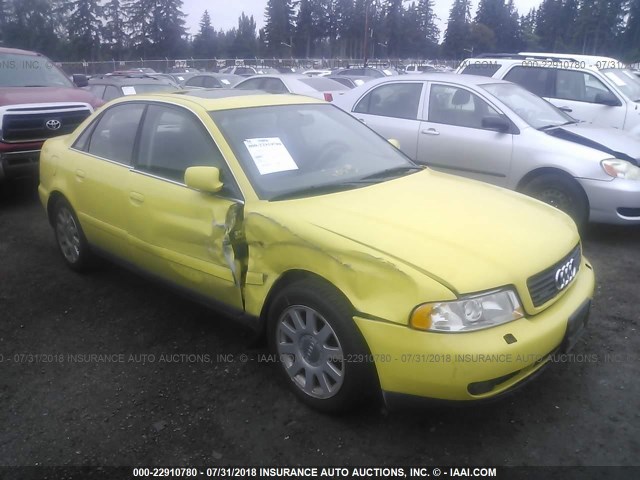 WAUDH68D31A000300 - 2001 AUDI A4 2.8 QUATTRO YELLOW photo 1